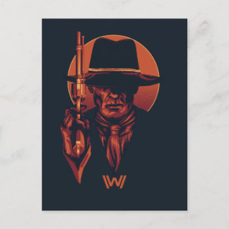 Postal Westworld | Hombre de negro con rebelión