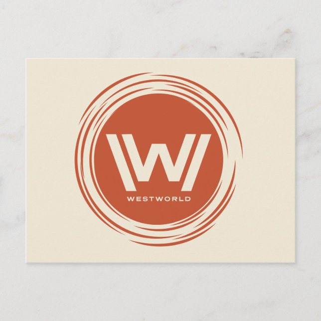 Postal Westworld | Logotipo de Sol estilizado (Anverso)