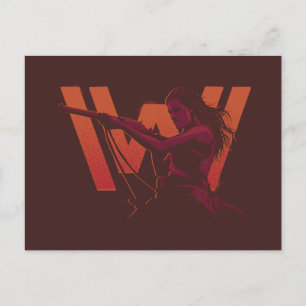Postal Westworld   Wyatt Con El Logo De Rifle Over