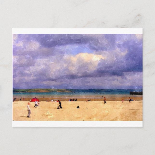 Postal Weymouth Beach (Anverso)