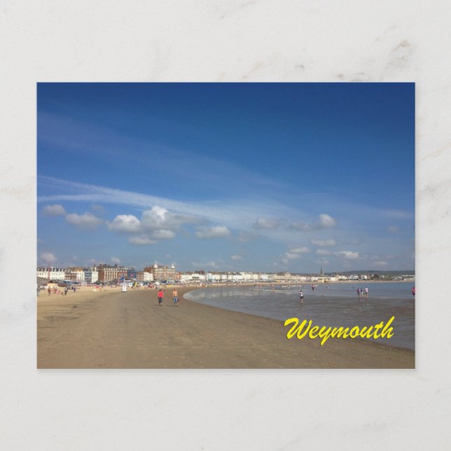 Postal Weymouth Beach (Anverso)
