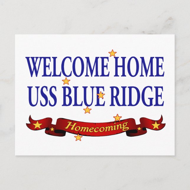 Postal WH USS Blue Ridge 2 (Anverso)