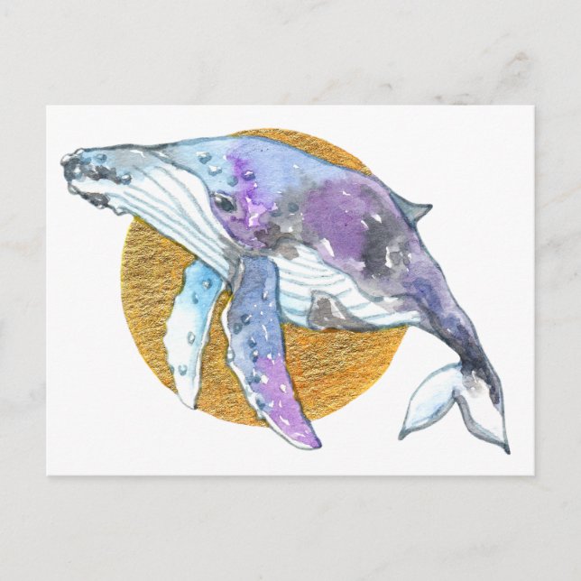 Postal Whale Fly (Anverso)