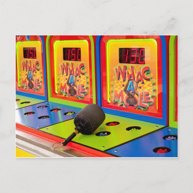 Postal Whats A Mole Arcade Game (Anverso)