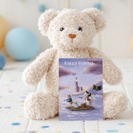 Postal Whimsical Children’s Illustration Greeting Card