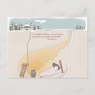 Postal Whimsical Dreamscape 10 Postcard