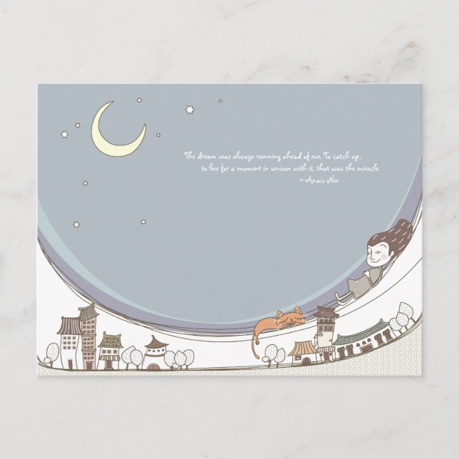 Postal Whimsical Dreamscape 13 Postcard (Anverso)