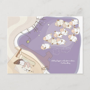 Postal Whimsical Dreamscape 3 Postcard