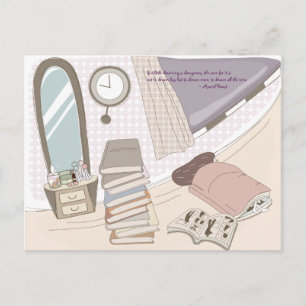 Postal Whimsical Dreamscape 5 Postcard