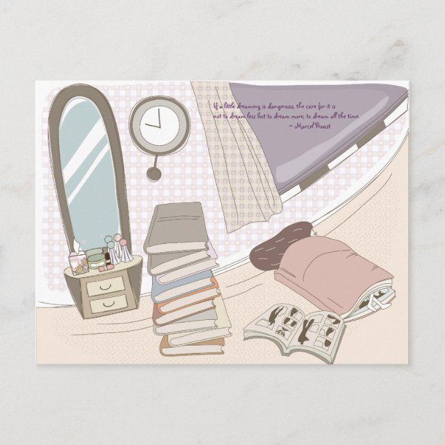 Postal Whimsical Dreamscape 5 Postcard (Anverso)