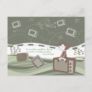 Postal Whimsical Dreamscape 8 Postcard