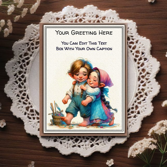 Postal Whimsical Everyday Sentiment Storybook Art   (Subido por el creador)