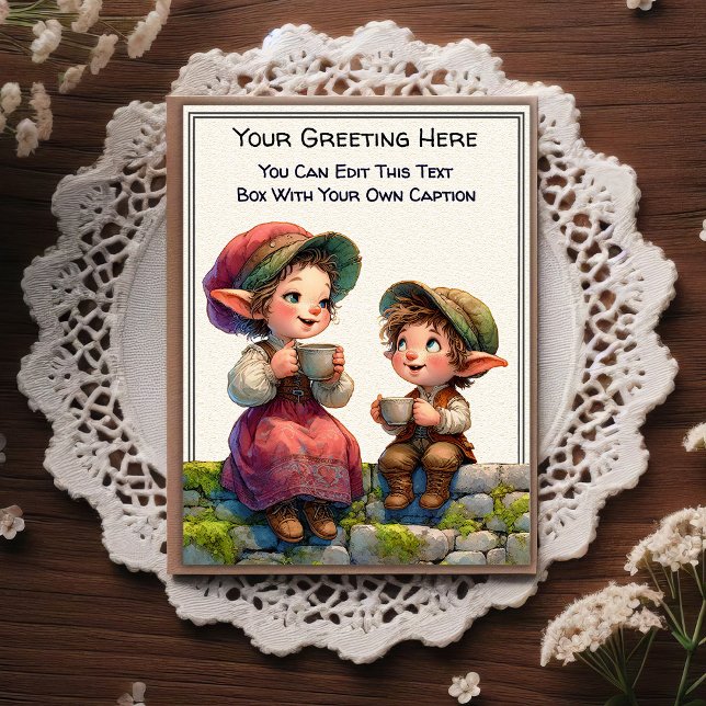 Postal Whimsical Everyday Sentiment Storybook Art   (Subido por el creador)