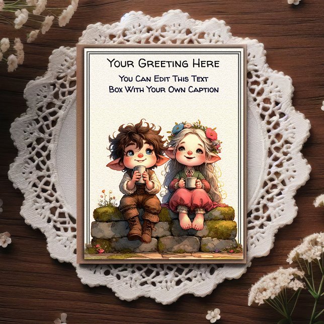 Postal Whimsical Everyday Sentiment Storybook Art   (Subido por el creador)