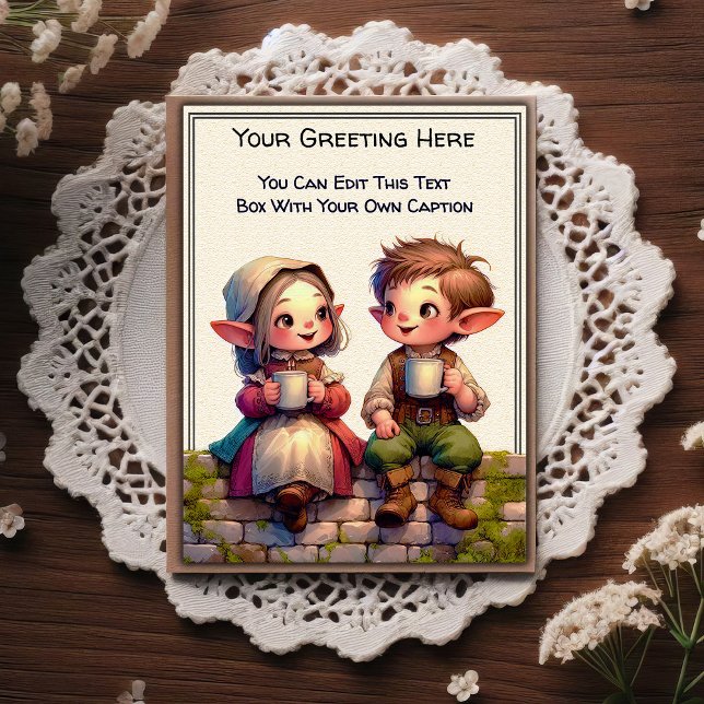 Postal Whimsical Everyday Sentiment Storybook Art   (Subido por el creador)