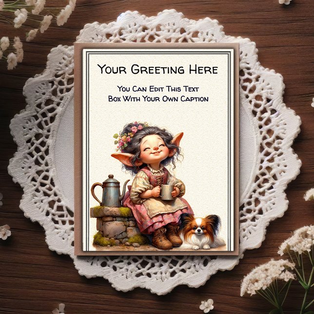 Postal Whimsical Everyday Sentiment Storybook Art   (Subido por el creador)