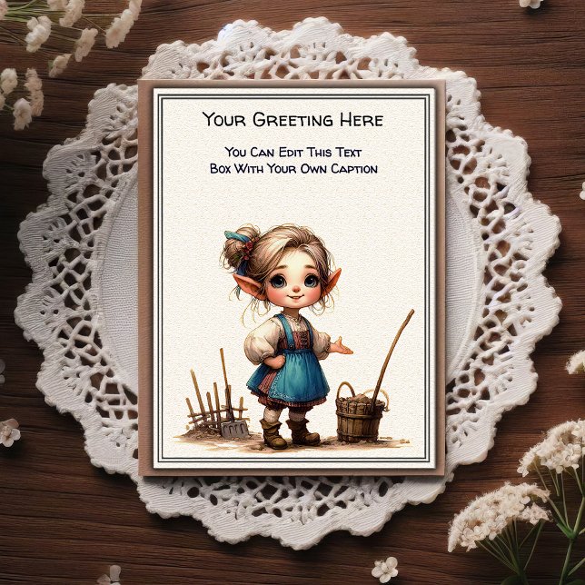 Postal Whimsical Everyday Sentiment Storybook Art   (Subido por el creador)