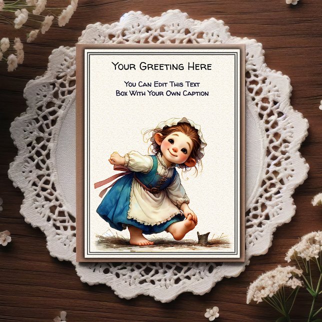 Postal Whimsical Everyday Sentiment Storybook Art   (Subido por el creador)