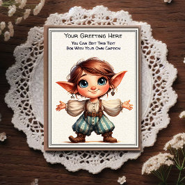 Postal Whimsical Everyday Sentiment Storybook Art  