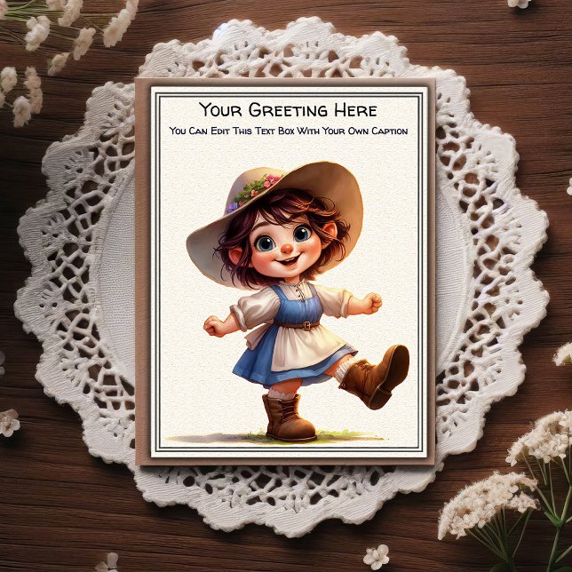 Postal Whimsical Everyday Sentiment Storybook Art   (Subido por el creador)