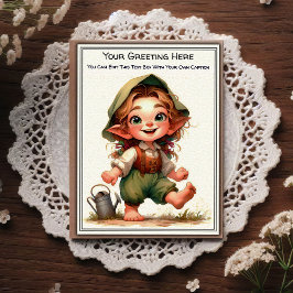 Postal Whimsical Everyday Sentiment Storybook Art  