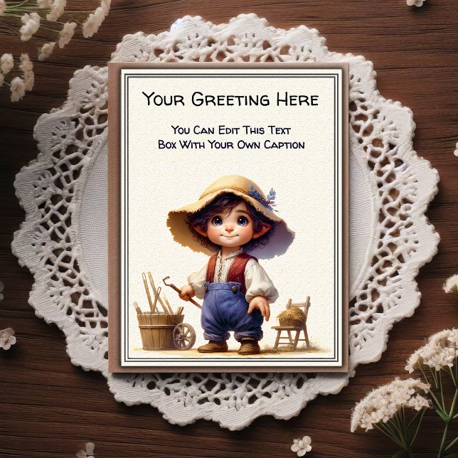 Postal Whimsical Everyday Sentiment Storybook Art   (Subido por el creador)