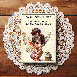 Postal Whimsical Everyday Sentiment Storybook Fairy