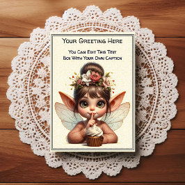 Postal Whimsical Everyday Sentiment Storybook Fairy