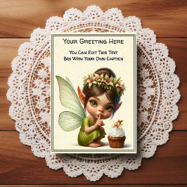 Postal Whimsical Everyday Sentiment Storybook Fairy