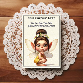 Postal Whimsical Everyday Sentiment Storybook Fairy