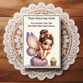 Postal Whimsical Everyday Sentiment Storybook Fairy