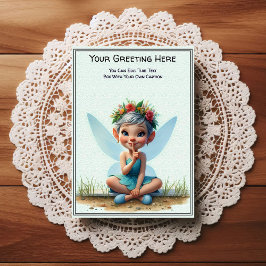 Postal Whimsical Everyday Sentiment Storybook Fairy