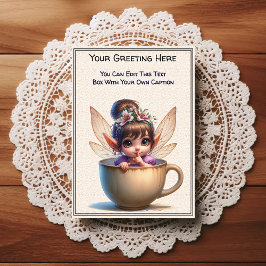 Postal Whimsical Everyday Sentiment Storybook Fairy