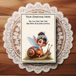 Postal Whimsical Everyday Sentiment Storybook Fairy