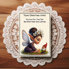 Postal Whimsical Everyday Sentiment Storybook Fairy