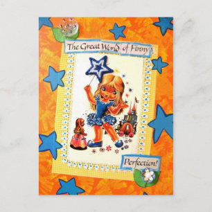 Postal Whimsical Finny - Vintage