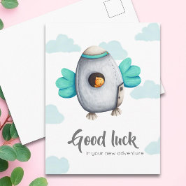 Postal Whimsical Good Luck Space