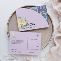 Whimsical Moon Purple Gracias