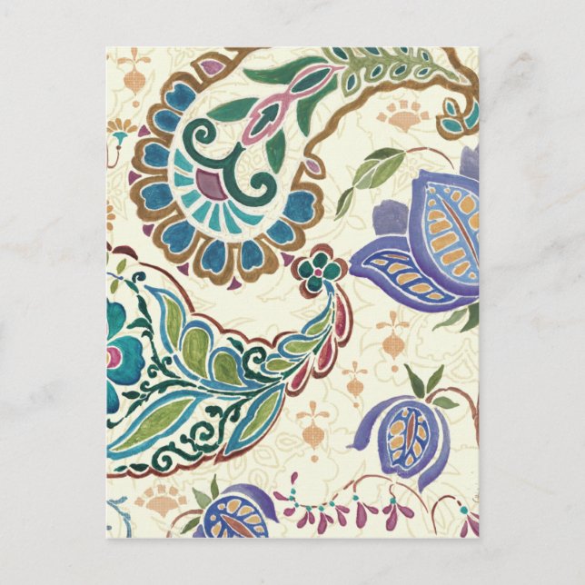 Postal Whimsical Peacock (Anverso)