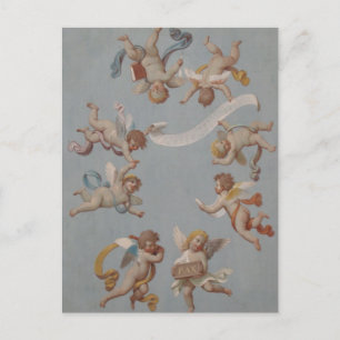 Postal Whimsical Renaissance Cherubs