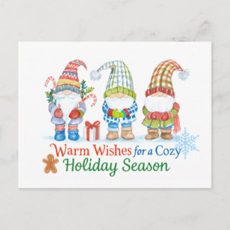 Postal Whimsicale wishes for cozy holiday season