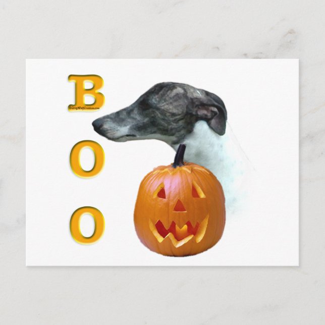 Postal Whippet Boo (Anverso)