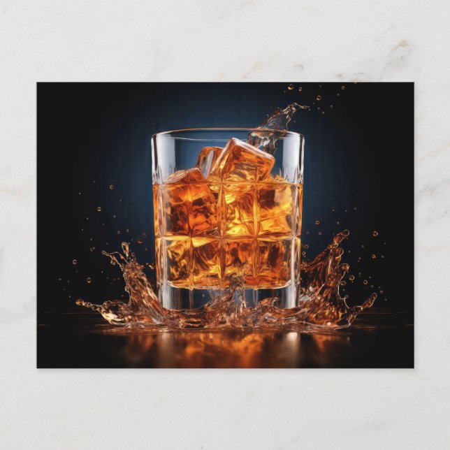 Postal Whiskey Glass (Anverso)