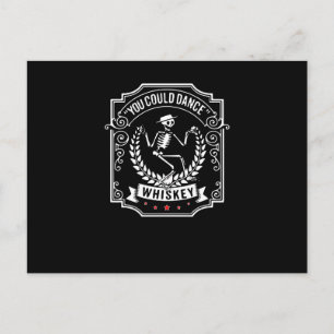 Postal Whiskey Lover Podría Bailar Whiskey