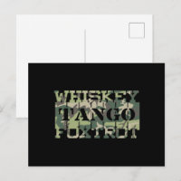 Whiskey Tango Foxtrot WTF Camuflaje Verde