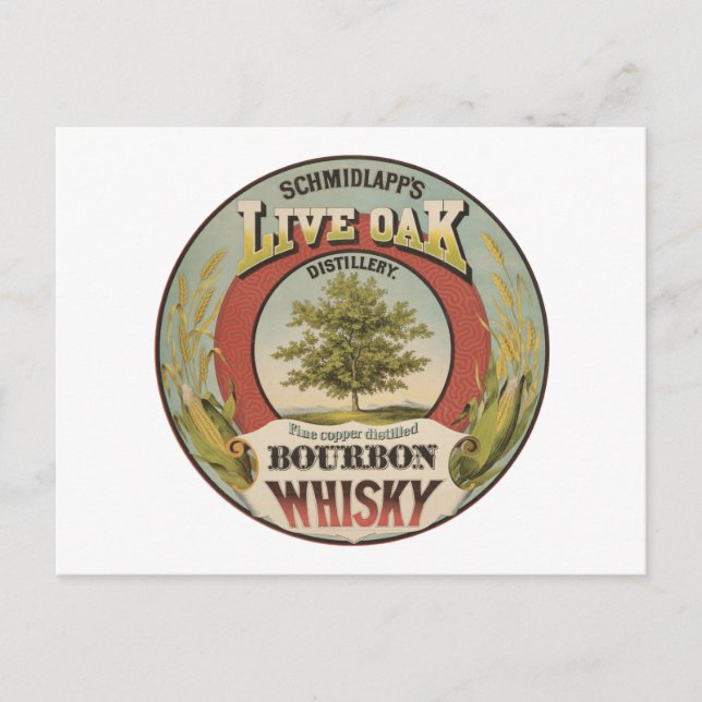 Postal Whisky De Borbón De Cobre Fina. (Anverso)