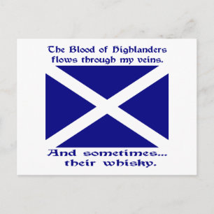 Postal Whisky escocés St. Andrew
