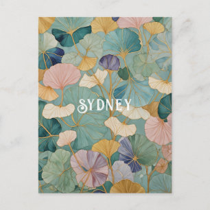 Postal Whispering Pastel Gingko