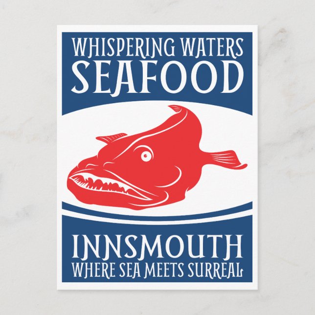 Postal Whispering Waters Seafood Innsmouth (Anverso)