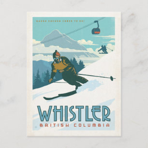 Postal Whistler, Columbia Británica